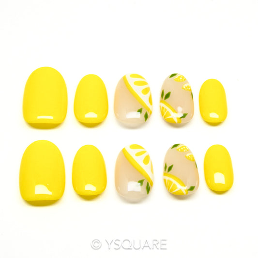 < Menton > Y.Square Faux Ongles Fait Main Réutilisables
