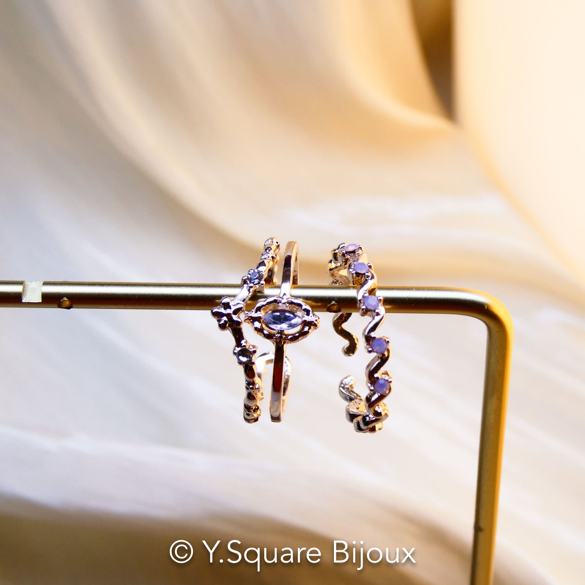 Iris Open Ring Set (2 Pieces)
