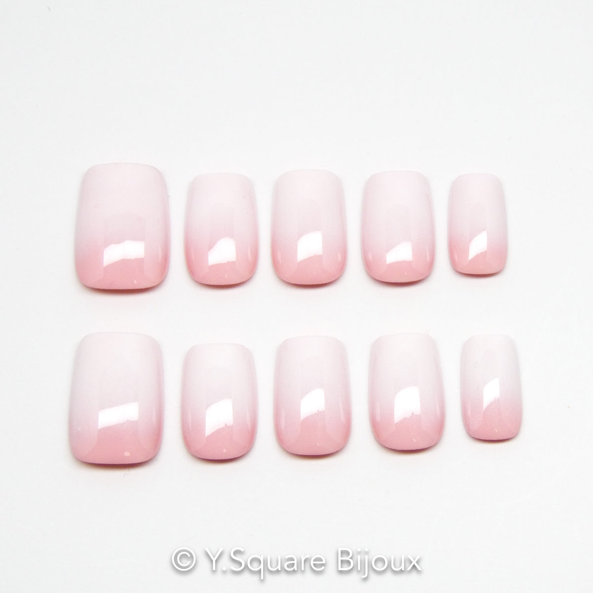 < BabyBoomer > Y.Square Faux Ongles Fait Main Réutilisables