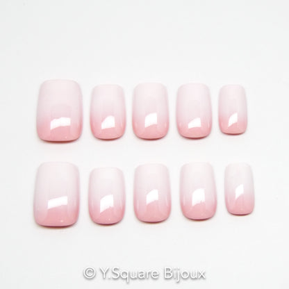 < BabyBoomer > Y.Square Faux Ongles Fait Main Réutilisables