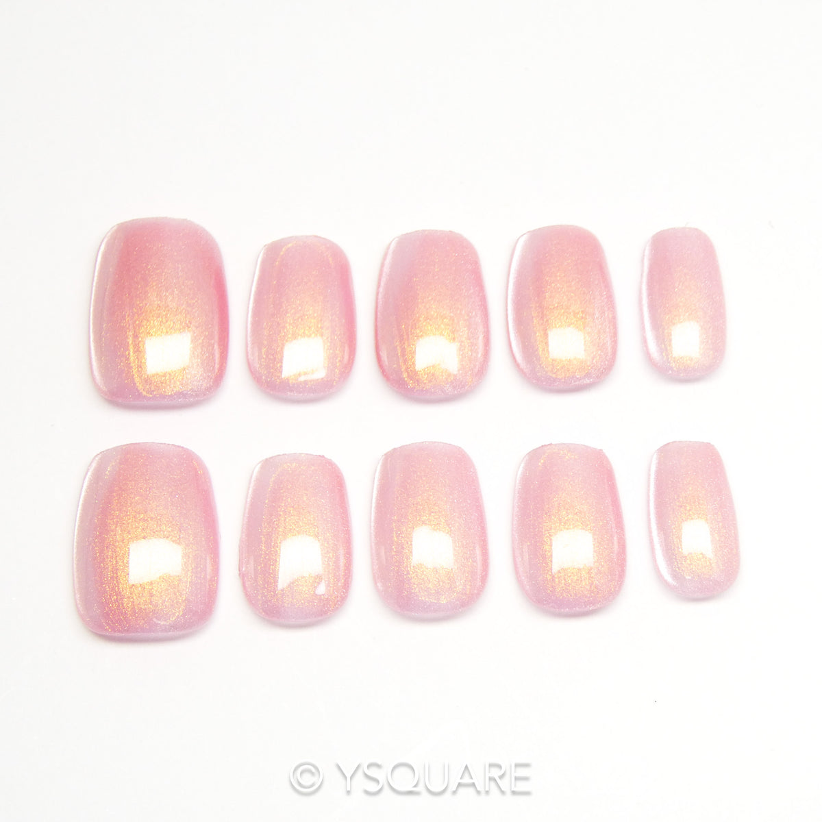 < Gloss à lèvres > Y.Square Faux Ongles Fait Main Réutilisables