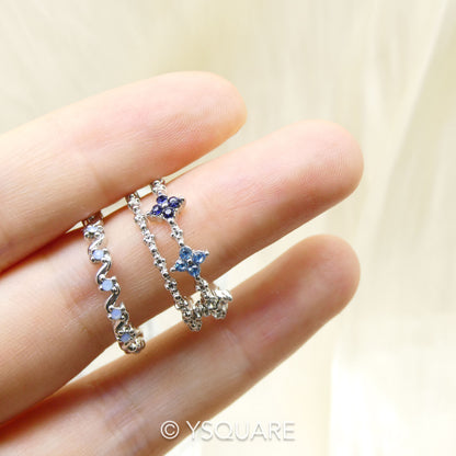 Hortensia Open Ring Set (2 Pieces)