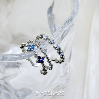 Hortensia Open Ring Set (2 Pieces)