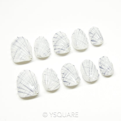 < Nacre > Y.Square Faux Ongles Fait Main Réutilisables