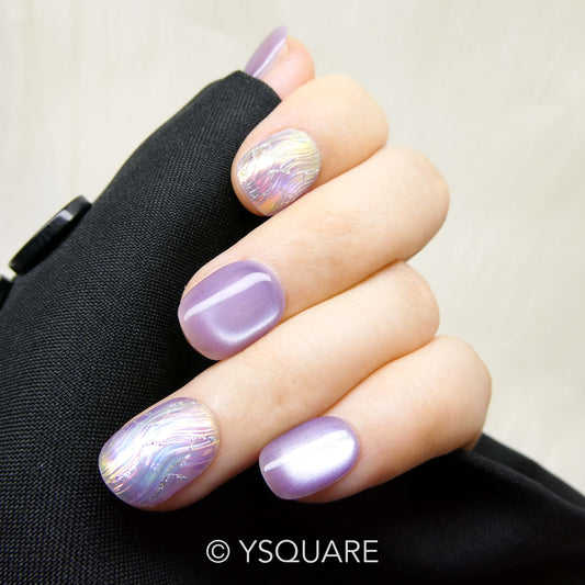 < Rêverie > Y.Square Faux Ongles Fait Main Réutilisables