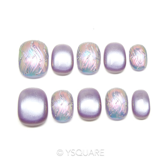 < Rêverie > Y.Square Faux Ongles Fait Main Réutilisables