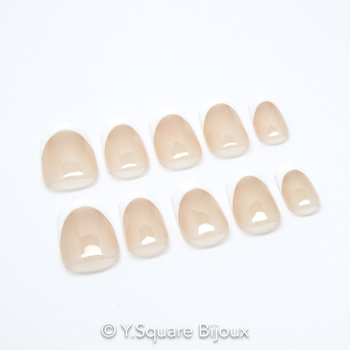 < French > Y.Square Faux Ongles Fait Main Réutilisables / Handmade Press On Nails 