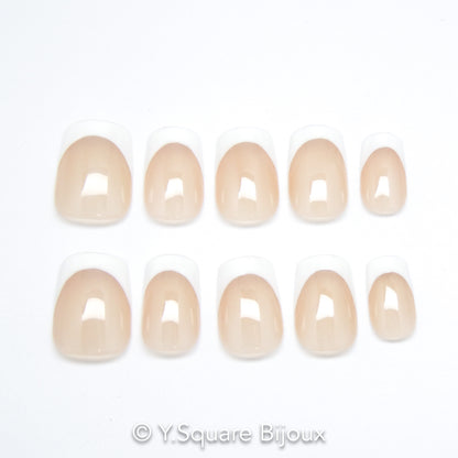 < French > Y.Square Faux Ongles Fait Main Réutilisables / Handmade Press On Nails 