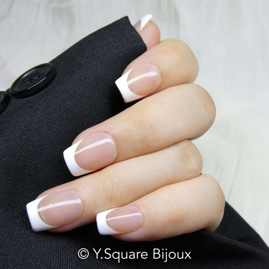 < French > Y.Square Faux Ongles Fait Main Réutilisables / Handmade Press On Nails 